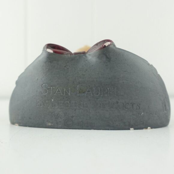 Laurel & Hardy Wall Busts By Legend Products 1984 England Signed F. Wright - Picture 9 of 16